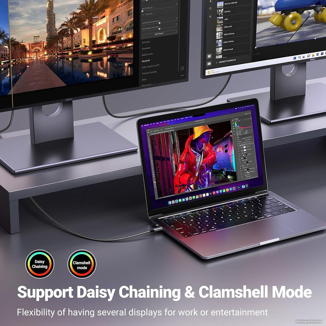 Кабель Ugreen CM556 25839 USB Type-C - DisplayPort (3 м)