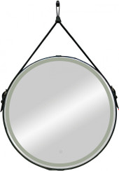 Континент Зеркало Millenium Black Led D 80 (черный)
