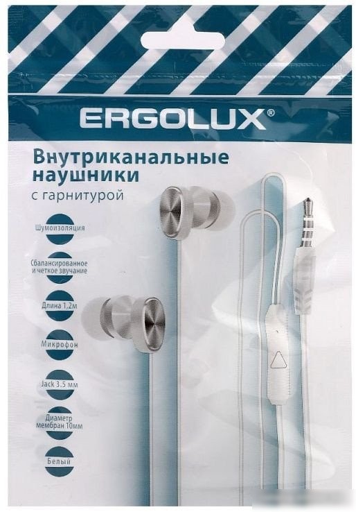Наушники Ergolux ELX-WHP02P-C01 ПРОМО