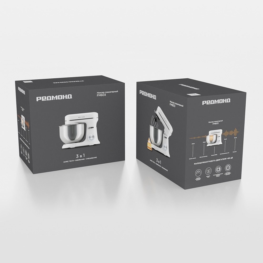 Планетарный миксер Redmond (Редмонд) FM603 (белый)