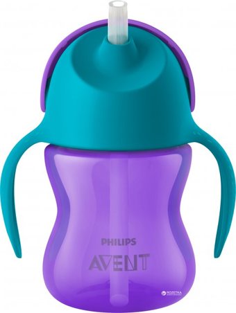 Поильник Philips Avent SCF796/02 (200 мл, фиолетовый/бирюзовый)