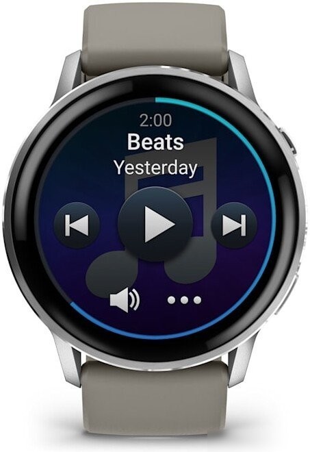 Умные часы Garmin Venu 4 45 мм (серебристый/серый)