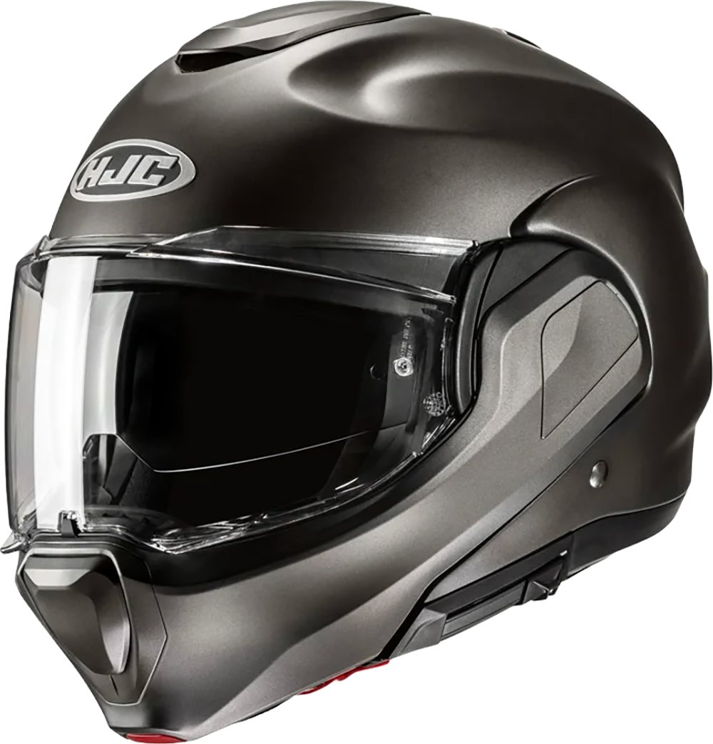 Мотошлем HJC F100 Semi Flat (M, титановый)