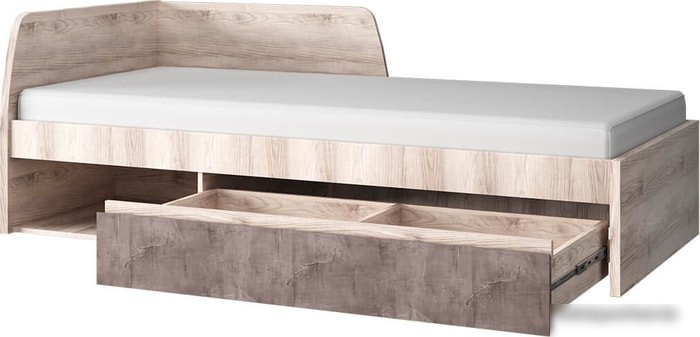 Кровать Anrex Jazz 90x200 (каштан найроби/оникс)
