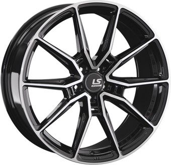 Литые диски LS RC58 20x9" 5x112мм DIA 66.6мм ET 20мм BKF