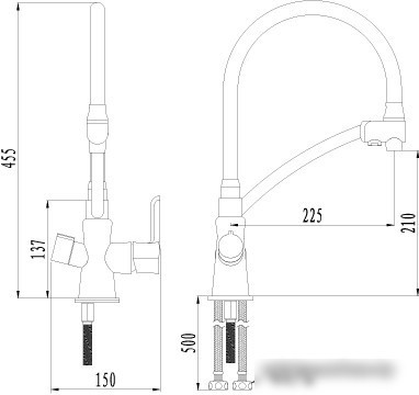 Смеситель Lemark Comfort LM3071C (серый)