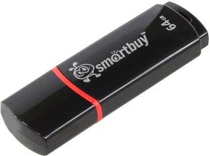 USB Flash Smart Buy Crown Black 64GB (SB64GBCRW-K)