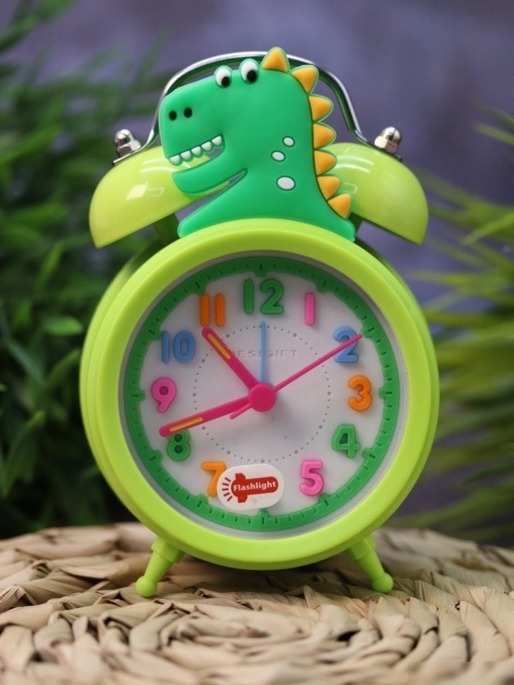 Настольные часы ILikeGift Cute dinosaur 2110F-02 (зеленый)