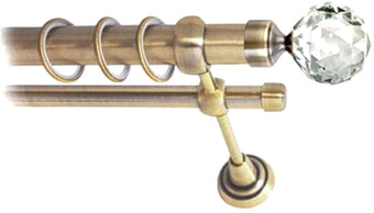 Lm Decor Кристалл (антик, гладкая, 4м 16мм, 2 ряда)