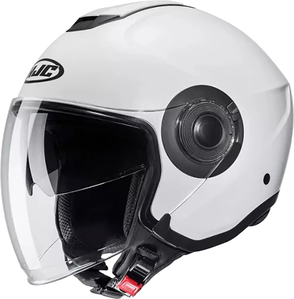 Мотошлем HJC i40N Semi Flat (L, жемчужно-белый)