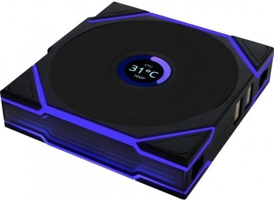 Комплект вентиляторов для корпуса с контроллером Lian Li Uni Fan TL 120 Wireless Reverse 12RTLLCD1W3B G99.12RTLLCD1W3B.R0