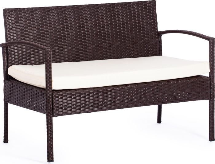 Набор садовой мебели TetChair Лаундж сет mod. 210000 (коричневый/DB-02 бежевый)