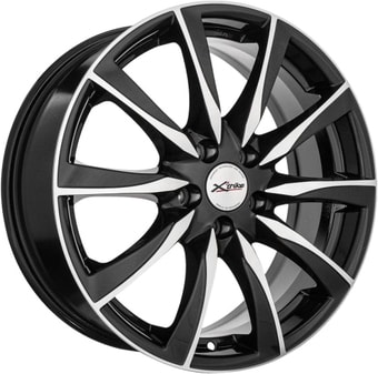 Литые диски X'trike X-120M Москвич 3 17x7" 5x108мм DIA 54.1мм ET 40мм BK/FP