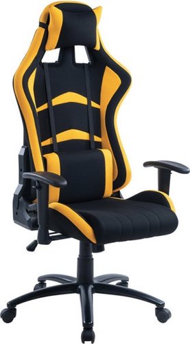 Игровое (геймерское) кресло Helmi Pointer HL-G07 306178 (черный/желтый)