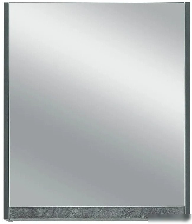 Doratiz Шкаф с зеркалом Крит 60 L 2711.168 (серый)