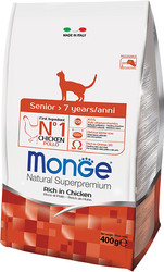 Корм для кошек Monge Senior Rich in Chicken 0.4 кг