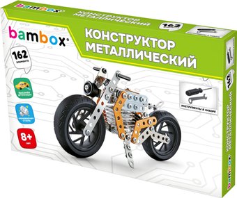 Металлический конструктор BamBox Мотоцикл 666364 (162эл)