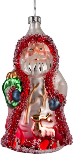 Елочная игрушка Erich Krause Decor. Дед Мороз сверкающий 64410
