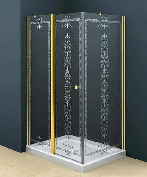 Душевая стенка Cezares Royal PALACE-A-100-FIX-CP-G (боковая)