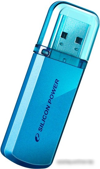 USB Flash Silicon-Power Helios 101 Blue 64GB (SP064GBUF2101V1B)