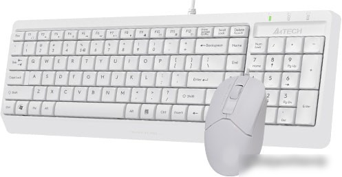 Клавиатура + мышь A4Tech Fstyler F1512 (белый)
