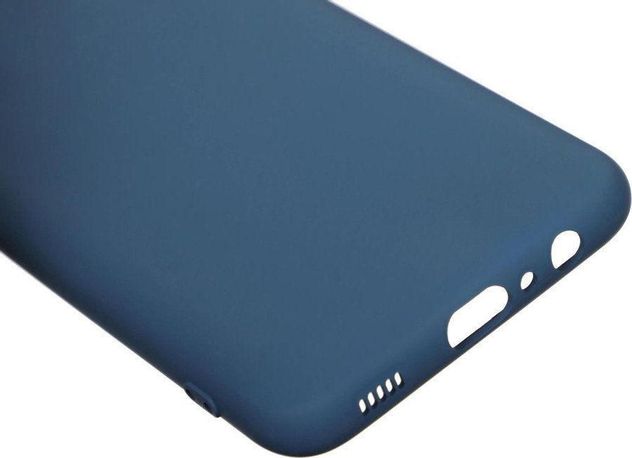 Чехол для телефона BoraSCO Microfiber Case для Samsung Galaxy A03 70093 (синий)