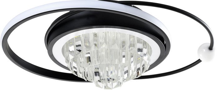 Припотолочная люстра LED4U L8023-450 BK