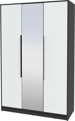 Шкаф-купе Интерлиния Концепт КТ-Ш3з (белый платинум/антрацит)