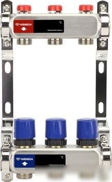 Запорная арматура Varmega Коллекторная группа для отопления ВР 1", на 10 контуров 3/4" EK VM15510