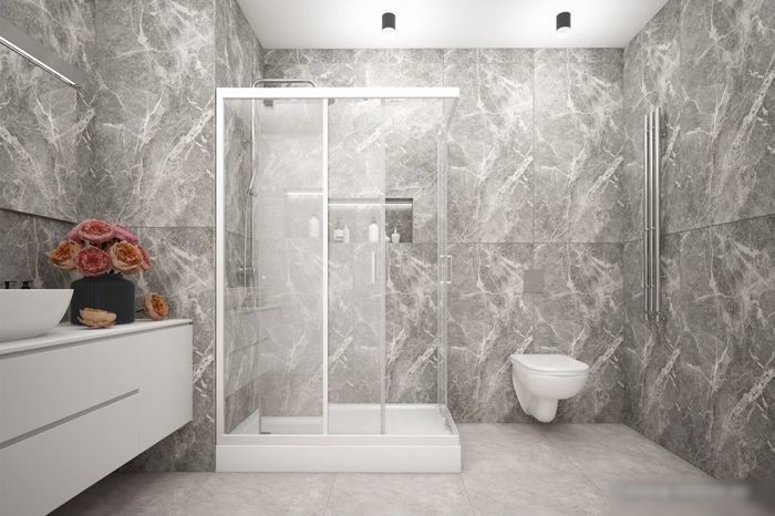 Душевой уголок Метакам Universal Pro 120x80 KKS_014547 (прозрачное стекло)