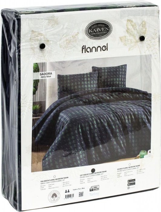 Постельное белье Karven Sadora Navy Blue 1.5сп N243