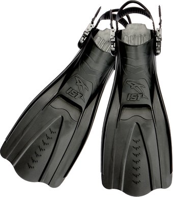 Ласты IST Sports FP02BK-M/L (черный/серый)