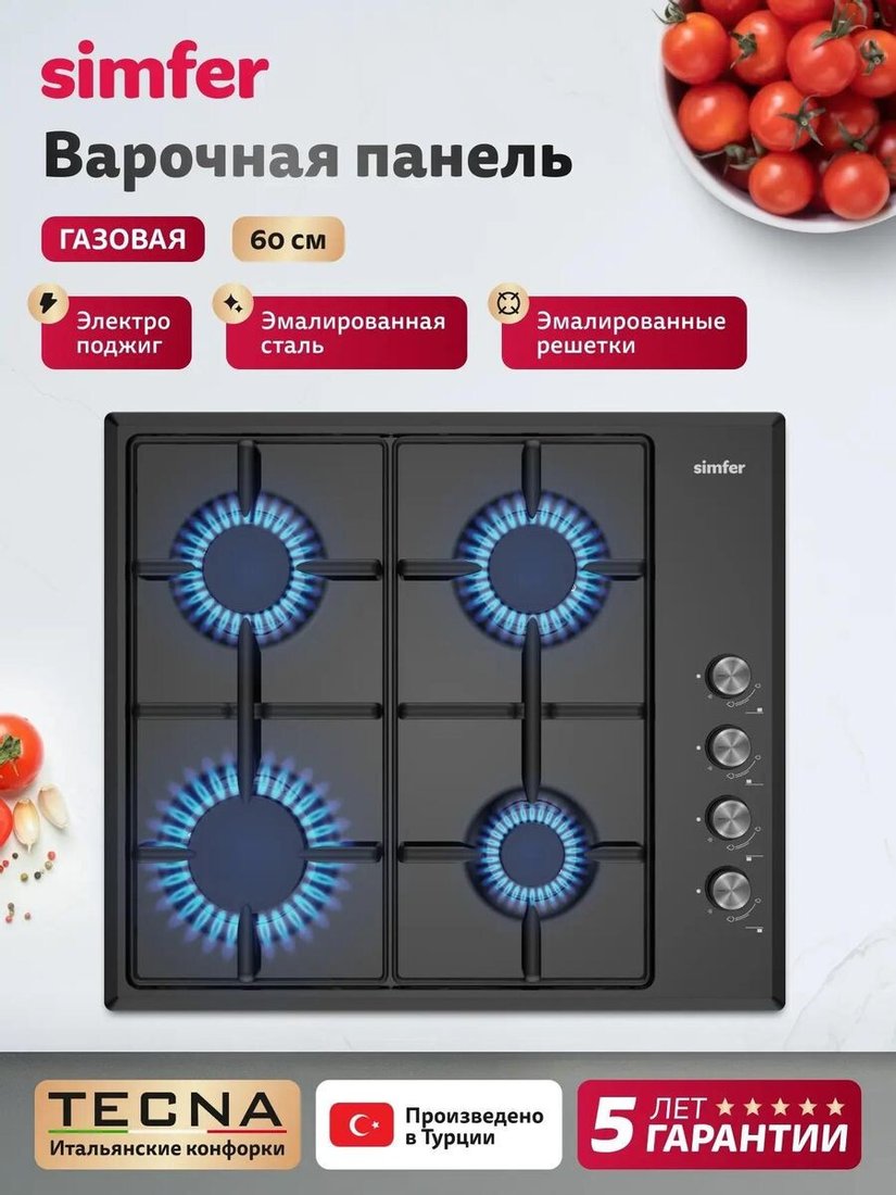 Варочная панель Simfer H60Q40B025