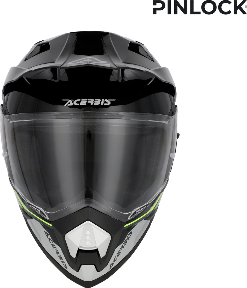 Мотошлем Acerbis Assault Graphic 0026652.457.062 (S, черный/флуоресцентный желтый)