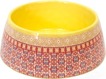 Миска TarHong Flower Fields PVA3071PBFTM (желтый/красный с рисунком)