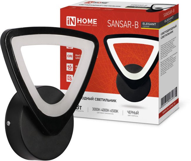 Бра In Home Elegant Sansar-B 4690612043203 (черный)