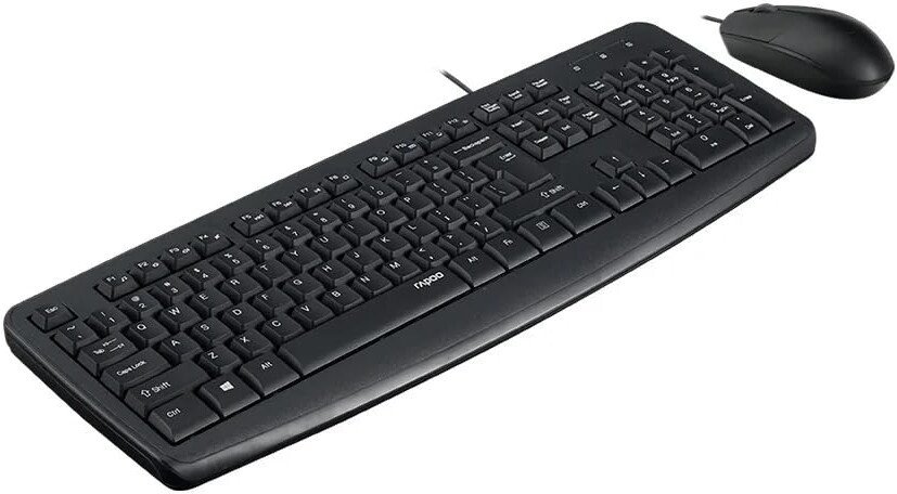 Офисный набор Rapoo NX1600 (черный)