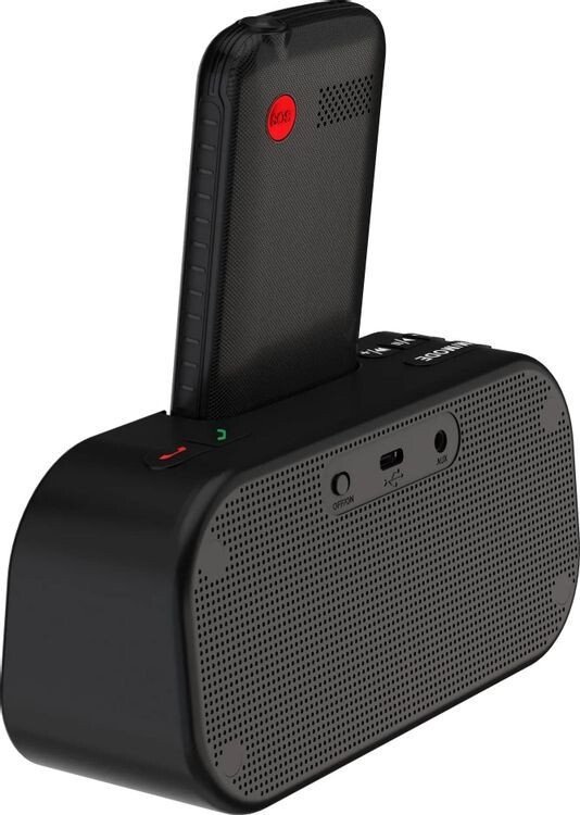 Кнопочный телефон Maxvi RT-04 (черный)