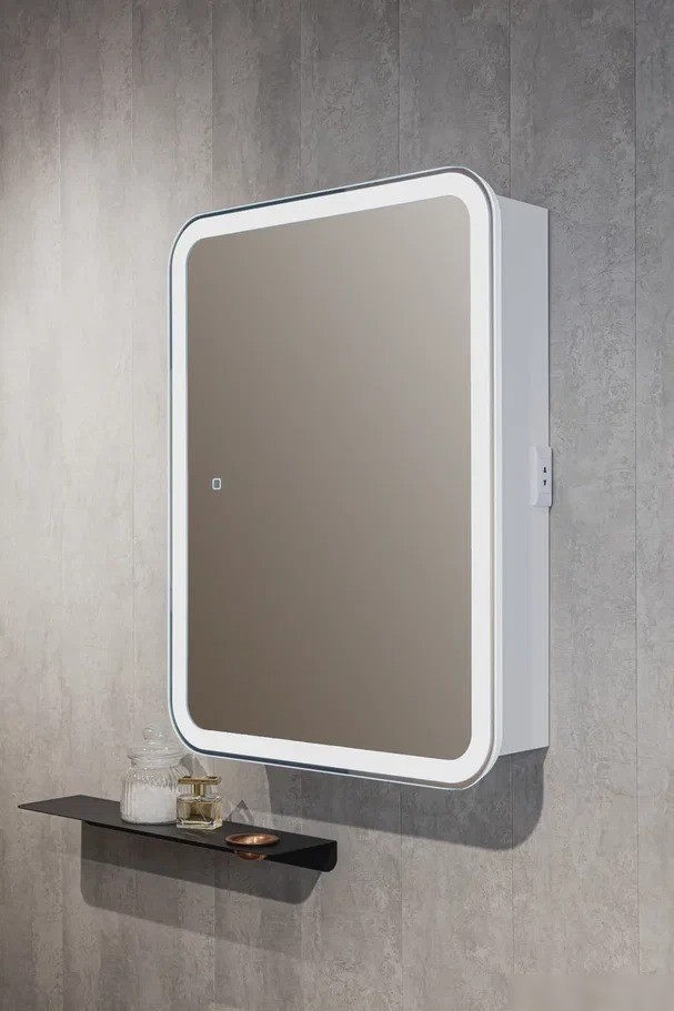 Silver Mirrors Шкаф с зеркалом Фиджи Flip 70 LED-00002977