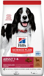 Сухой корм для собак Hill's SP для взрослых собак средних пород, с ягненком и рисом 604357 14 кг