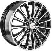 Литые диски X'trike X-136 17x7" 5x112мм DIA 57.1мм ET 40мм BK/FP