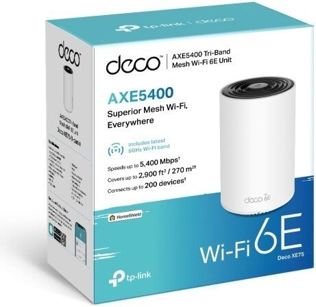 Wi-Fi роутер TP-Link Deco XE75 (1 шт.)