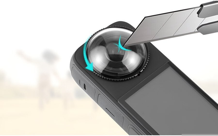 Защитная крышка Zarrumi TG-LI360 для Insta360 X4