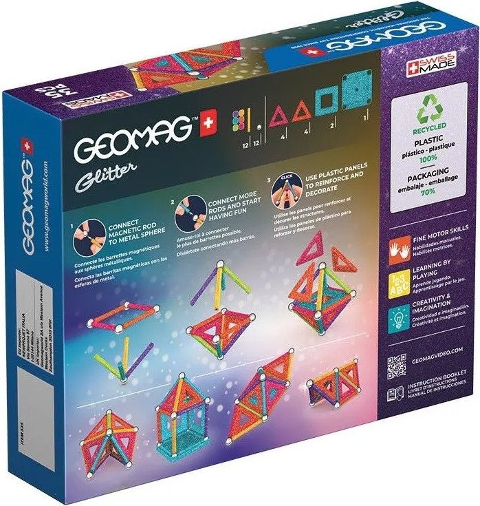 Магнитный конструктор Geomag Блёстки GM535