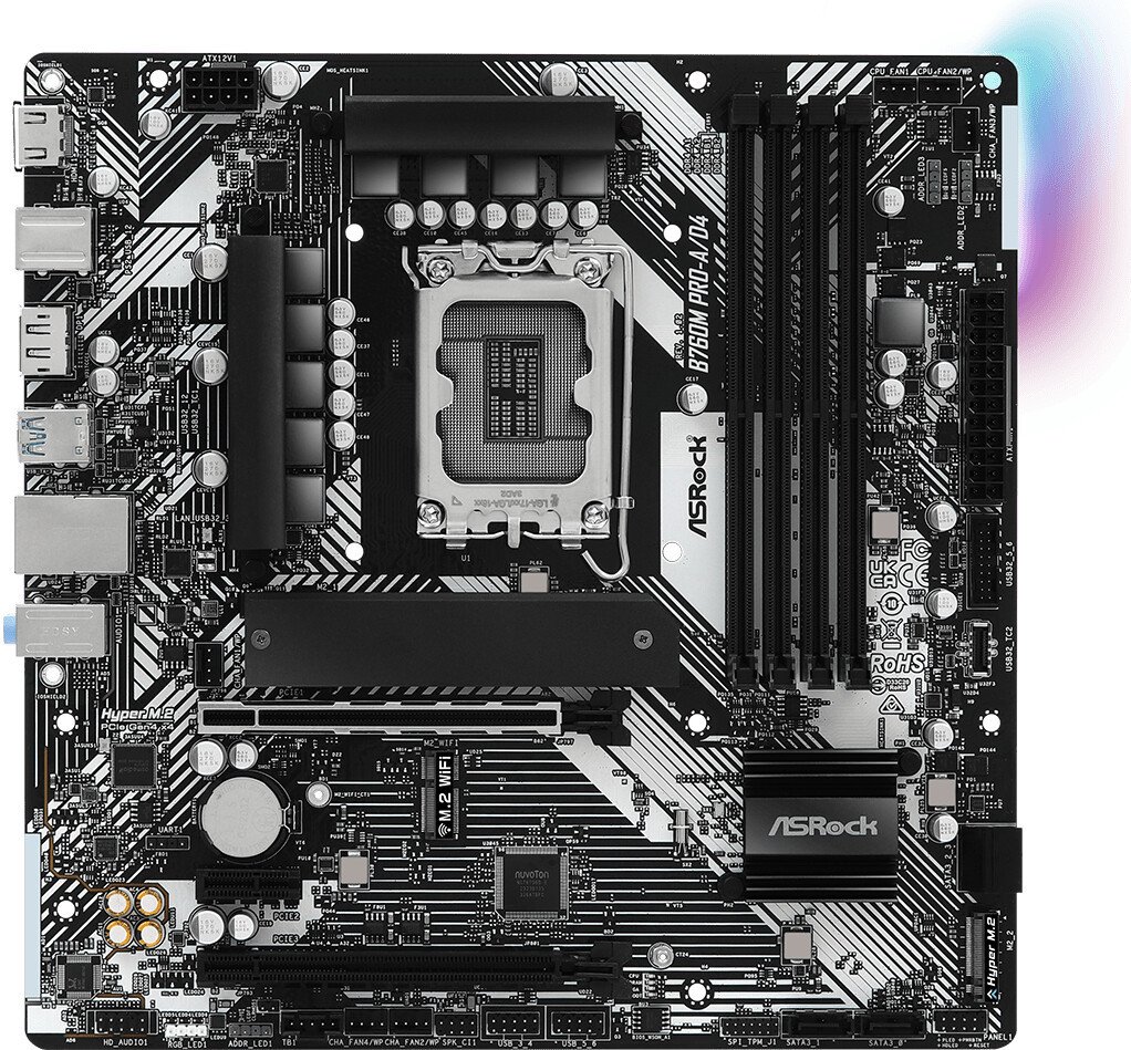 Материнская плата ASRock B760M Pro-A/D4