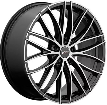Литые диски X'trike X-141 20x8" 5x120мм DIA 66.1мм ET 41.5мм BK/FP