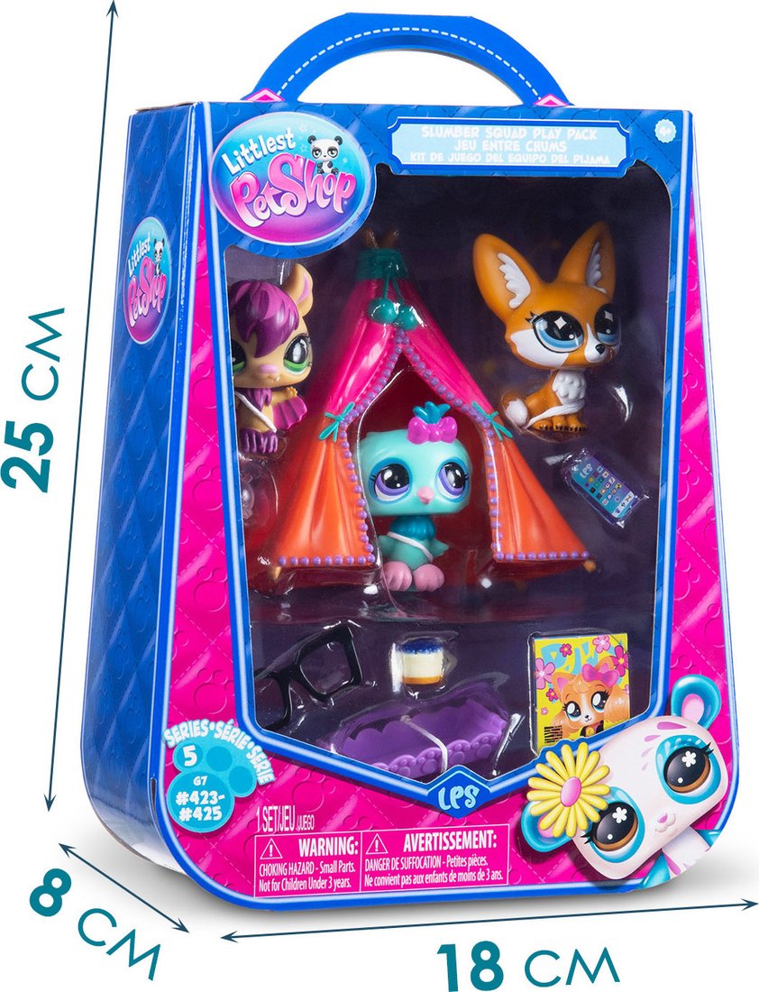 Игровой набор Hasbro Littlest Pet Shop Сюжет Пижамная вечеринка 01037_LPS
