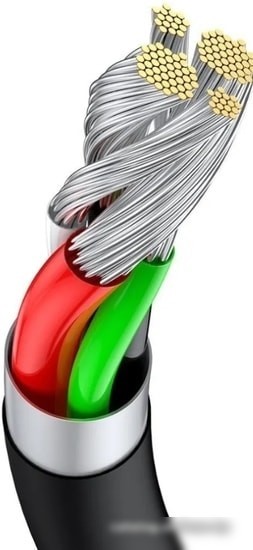 Кабель Baseus Superior USB Type-A - Type-C 66 Вт (2 м, черный)