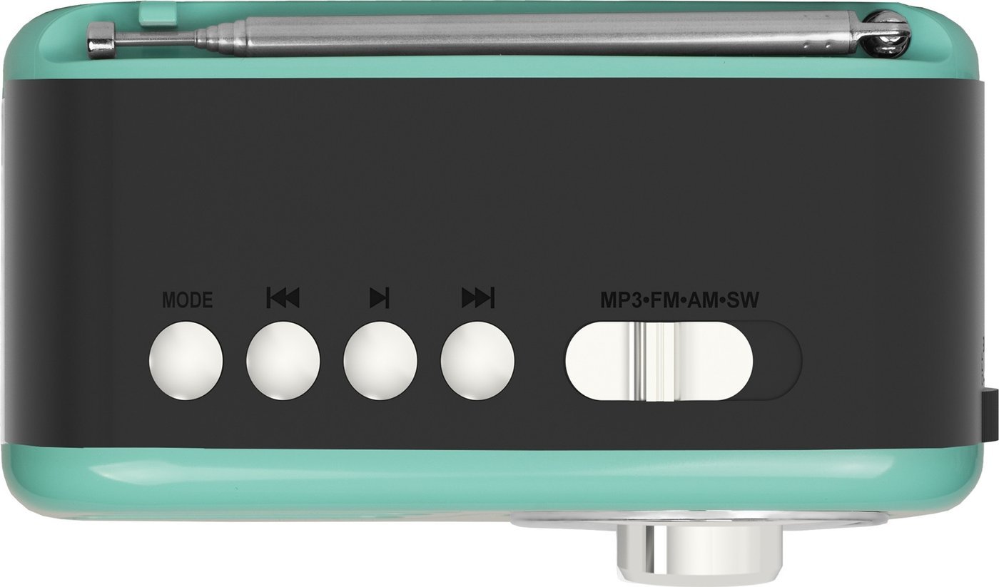Радиоприемник Ritmix RPR-033 (лазурный)
