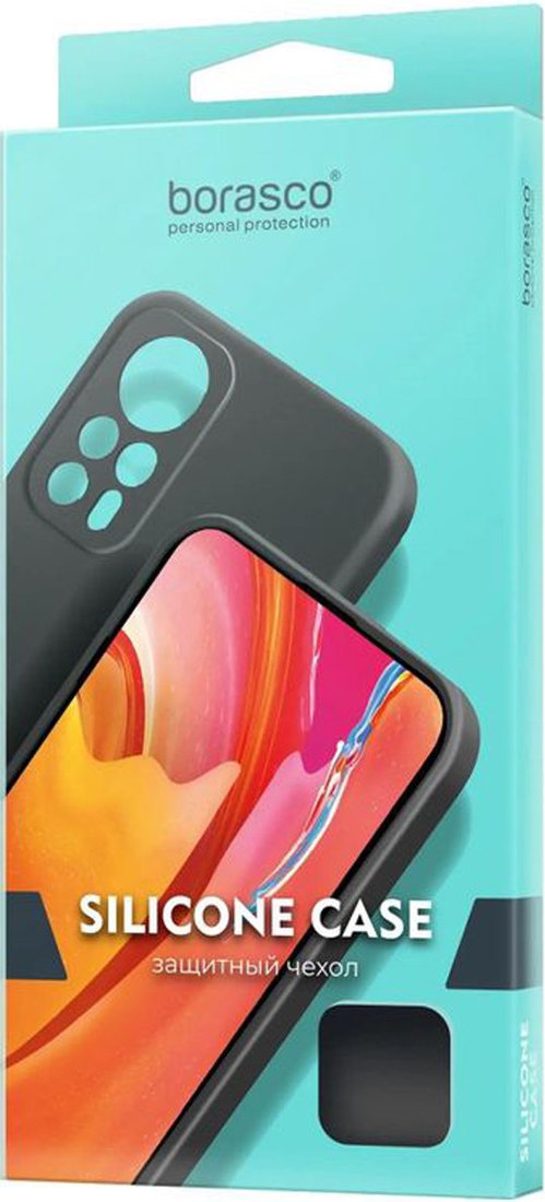 Чехол для телефона BoraSCO Silicone Case для Realme C85 76190 (черный)